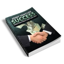 Joint Venture Success PLR Ebook